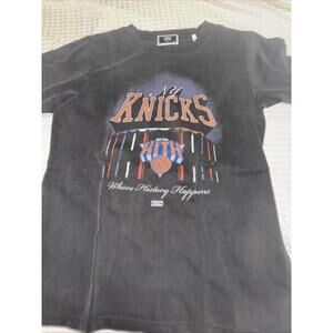 Kith New York Knicks Msg Tee Black Sz Large Kids Tee